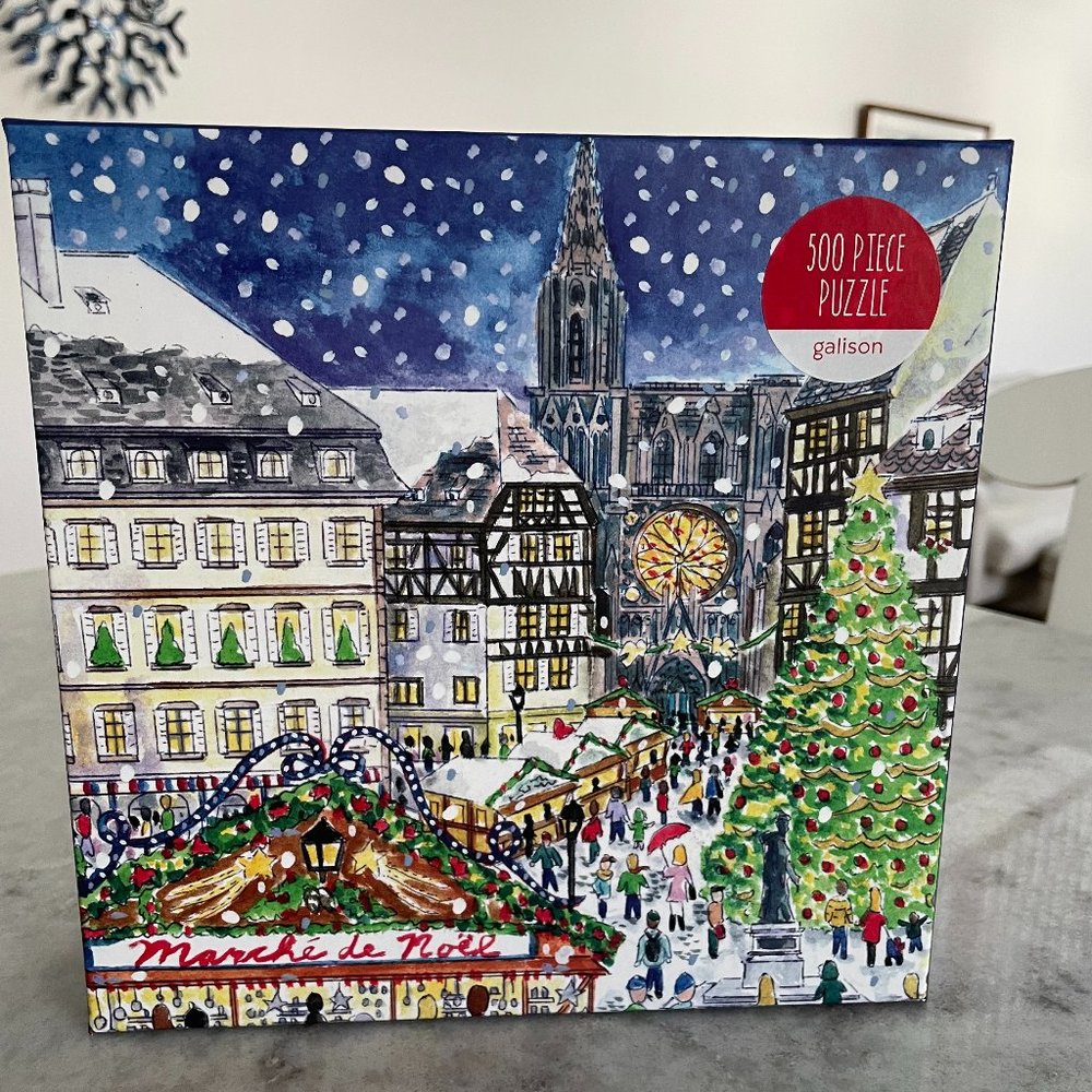 New Galison Christmas in France Puzzle